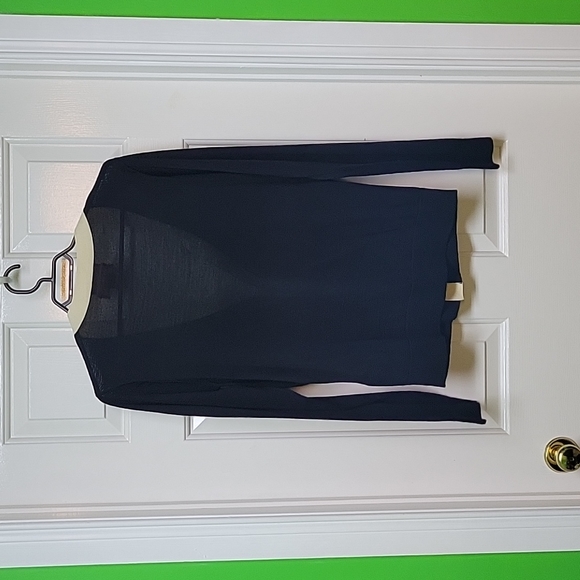 Men's black and beige cardigan sweater - Picture 2 of 2